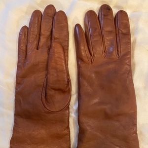 Italian Leather Gloves Cashmere Lining